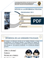 Incentivos a la Eficiencia Policial