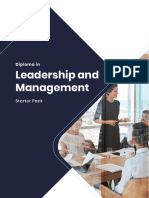 Leadership and Management Starter Pack