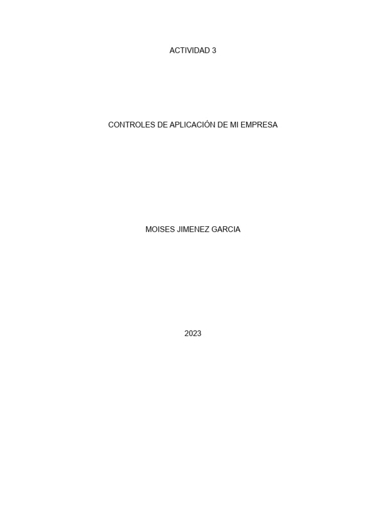 Actividad 3 | PDF | Software de la aplicacion | Hardware de la computadora