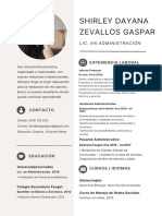 Curriculum Vitae Profesional Mujer Con Iconos Moderno Beige y Blanco - 20240515 - 155147 - 0000