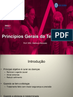 Aula 08 - Princípios Gerais Da Terapêutica