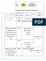 تتبع إنجاز الدروس المقررة بالثانوي الإعدادي