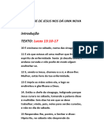 Mensagem O Milagre de Jesus Nos Da Uma Bova Visaocentral Cachoeiro 22-01-2023 O MILAGRE DE JESUS NOS DA UMA NOVA VISÃO QUAL O TEU PROBLEMA