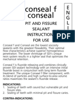 PIT AND FISSURE SEALANT GUIDE