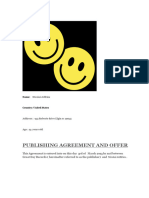 Nicolai Jeffries PUBLISHING AGREEMENT CONTRACT 1