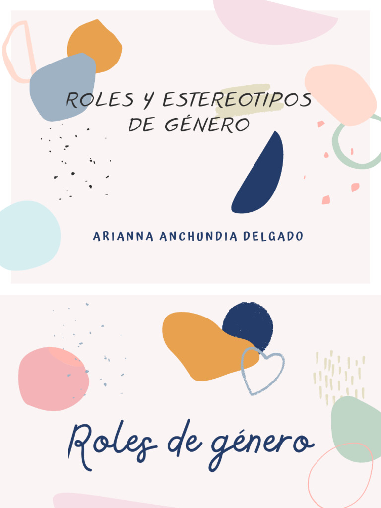 Álbum Roles y Estereotipos de Género | PDF