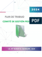 Plan de Trabajo de Comité de Gestión Pedagógica - 2024