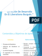 La Noción de Desarrollo en El Liberalismo Burgués.