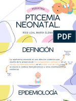 Septicemia Neonatal Pediatría Diapositivas