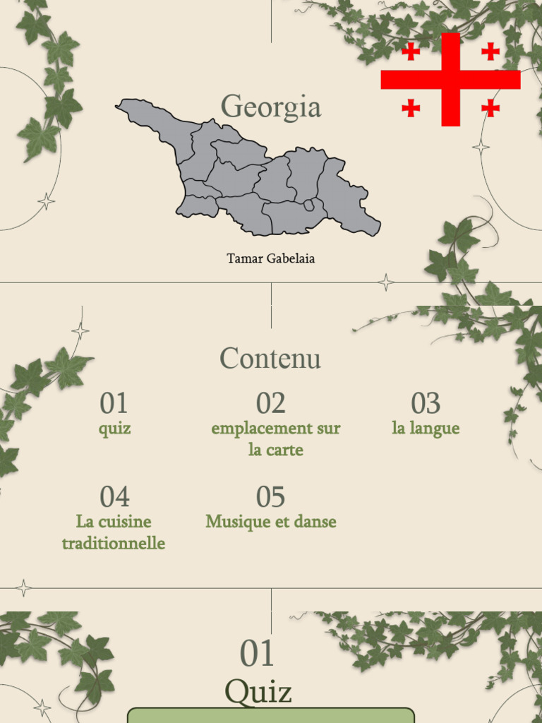 Georgia Presentation Noveau11pfd | PDF | Géorgie (Pays) | Nourritures