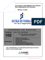 Tecnico - Judiciario - Administrativa - Agente - Da - Policia - Judicial - PROVA