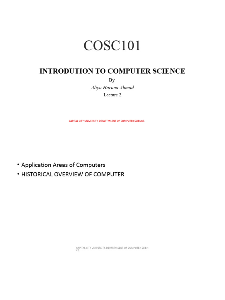 Cosc101 2 | PDF | Integrated Circuit | Computing