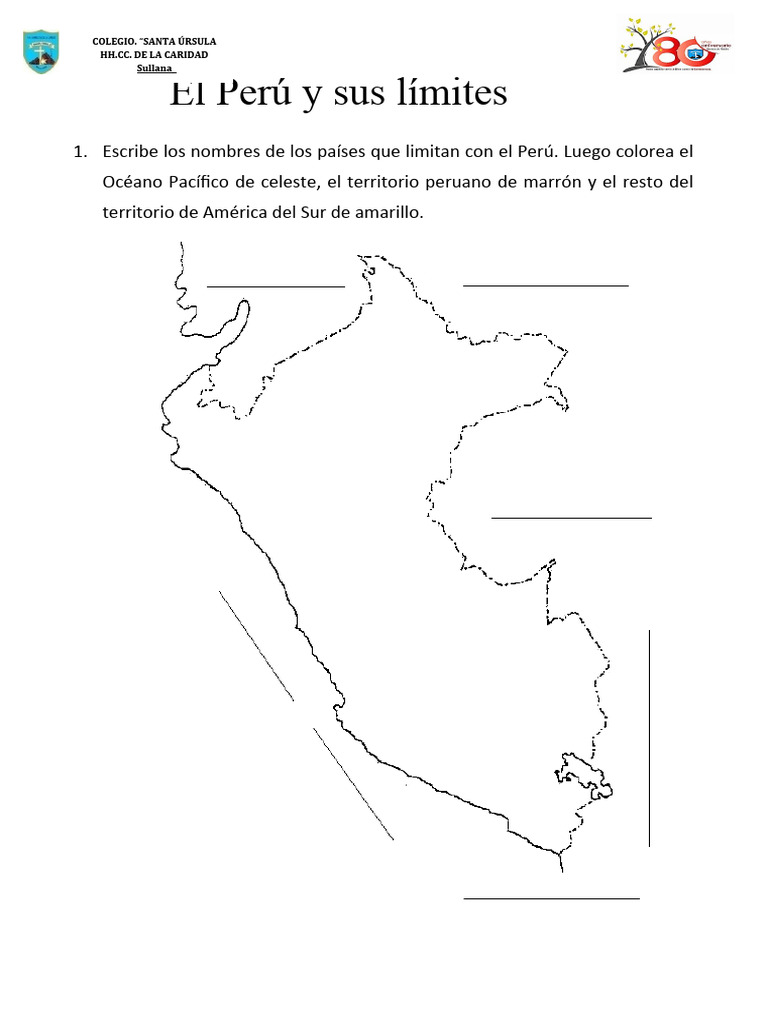 Ficha Mapa Del Peru | PDF | Viajes y turismo | Historia
