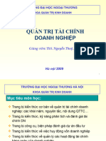 Quản Trị Tài Chính: Doanh Nghiệp