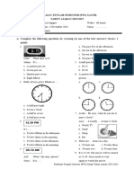 BAHASA INGGRIS Kelas 5 PTS