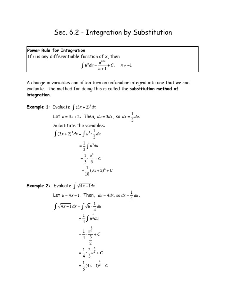 Calc 7-2 Notes | PDF | Equations | Calculus