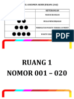 TANDA BEL ASSESMEN AKHIR JENJANG dan nomor