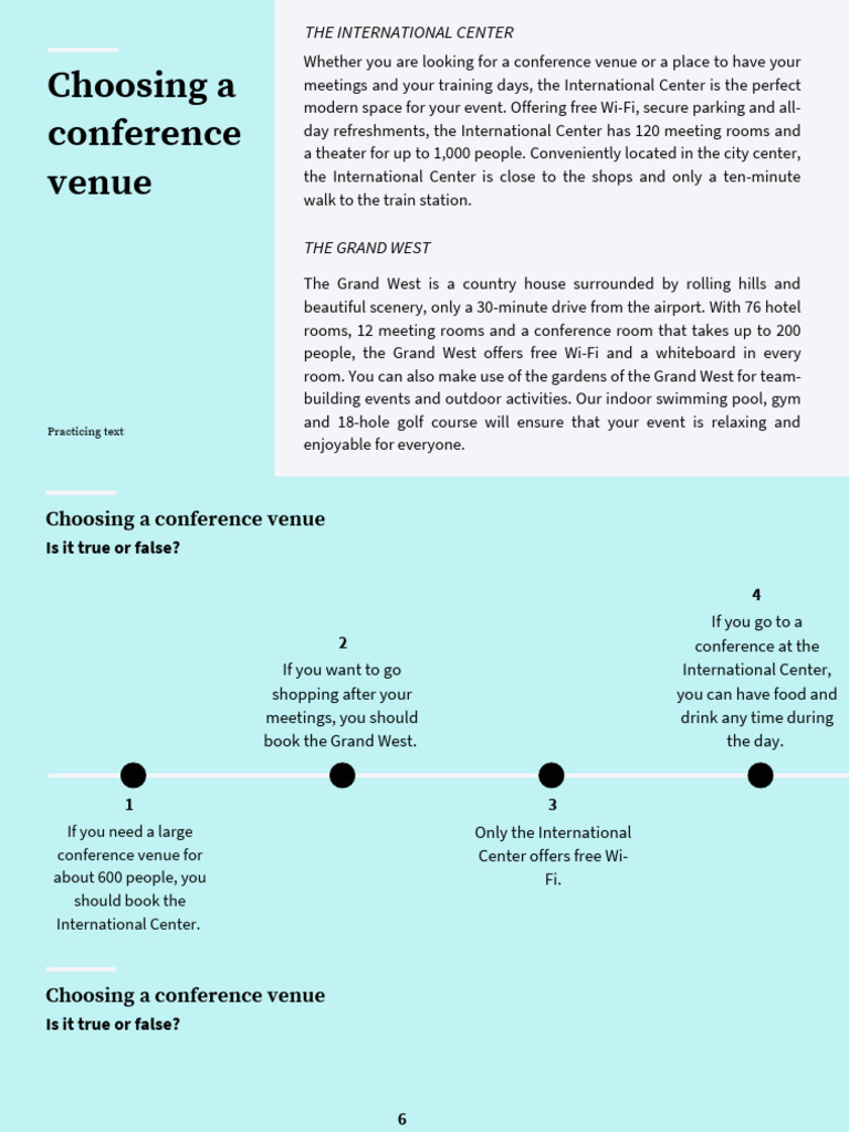 Choosing the Right Conference Venue | PDF