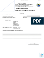 OMSC Form CTE 01 NCBTS Based Student Intern Assessment Form - Rev.01