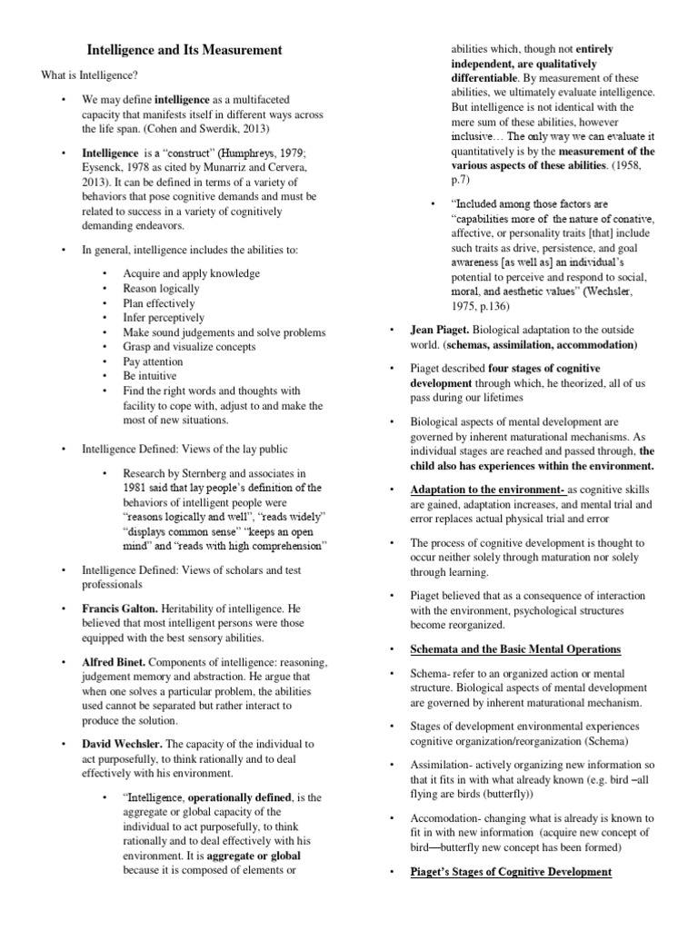Psych Assessment Finals Reviwer | PDF | Wechsler Adult Intelligence ...