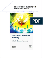 [Download pdf] Risk Based And Factor Investing 1St Edition Jurczenko online ebook all chapter pdf 