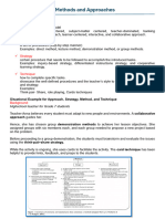 Handouts in Lesson 1 Language Teaching Methods and Approaches