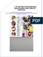 (Download PDF) Essentials of Life Span Development With Connect Access Card John W Santrock Online Ebook All Chapter PDF