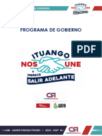 Programa Gobierno Ituango
