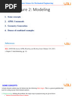 Essential ANSYS APDL Commands Guide | PDF | Database Index | Geometry
