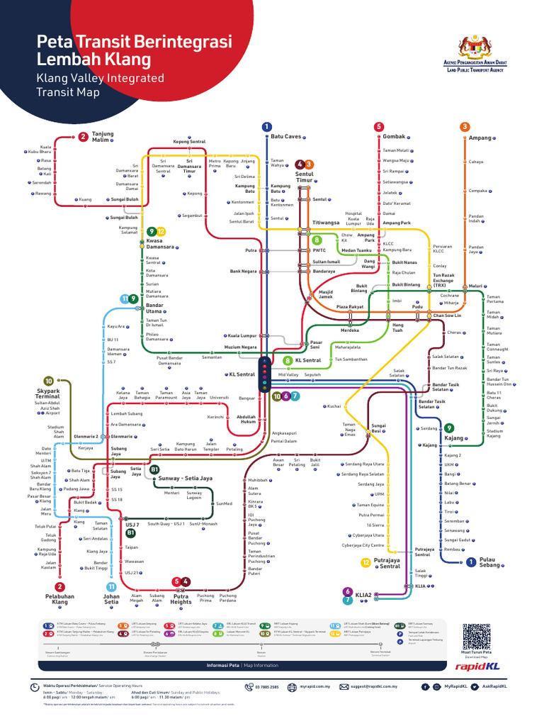 Peta Transit Berintegrasi Lembah Klang | PDF