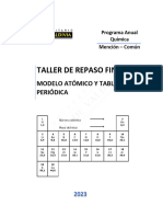 Abrir 2825-Taller - de - Repaso - Final - N°1 - Modelo - Atómico - y - Tabla - Periódica - (PAES) - 2023