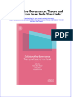 [Download pdf] Collaborative Governance Theory And Lessons From Israel Neta Sher Hadar online ebook all chapter pdf 