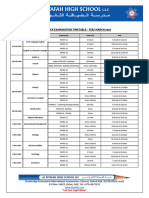 IGCSE - Mock Examination TimeTable February - March 2024-2