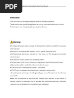Download BF-6500 Automatic Hematology Analyzer User Manual 1111 by Paul Fernando Torres Tapia SN73297648 doc pdf