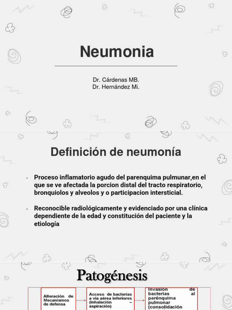 Neumonia Pediatria 1 Pdf Neumonía Estadísticas Medicas