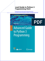 (Download PDF) Advanced Guide To Python 3 Programming Hunt Online Ebook All Chapter PDF