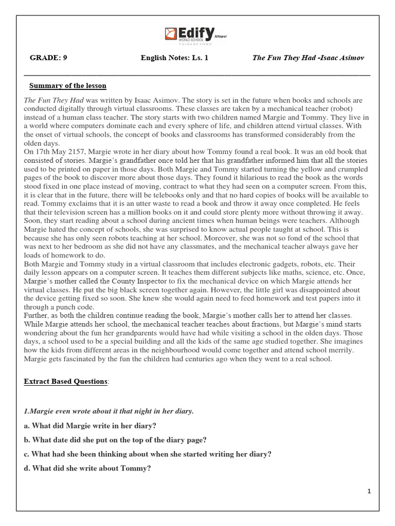 Grade 9 Notes on 