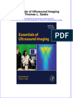 [Download pdf] Essentials Of Ultrasound Imaging Thomas L Szabo online ebook all chapter pdf 