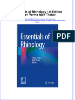 [Download pdf] Essentials Of Rhinology 1St Edition Hitesh Verma Alok Thakar online ebook all chapter pdf 