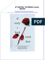 (Download PDF) If Only I Had Told Her 1St Edition Laura Nowlin Online Ebook All Chapter PDF