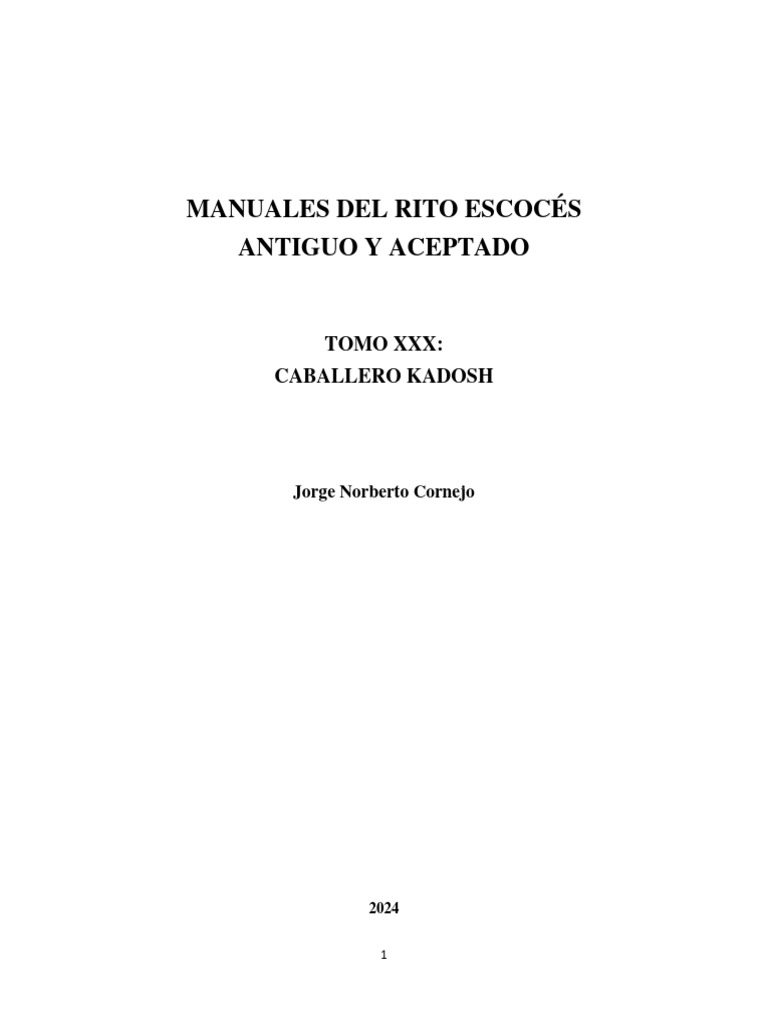 Manual del caballero kadosh descargar gratis pdf caballeros templarios