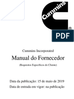 Cummins Supplier Handbook-Portuguese
