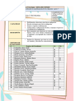 LISTA DE COTEJO 21 Al 23 de Junio