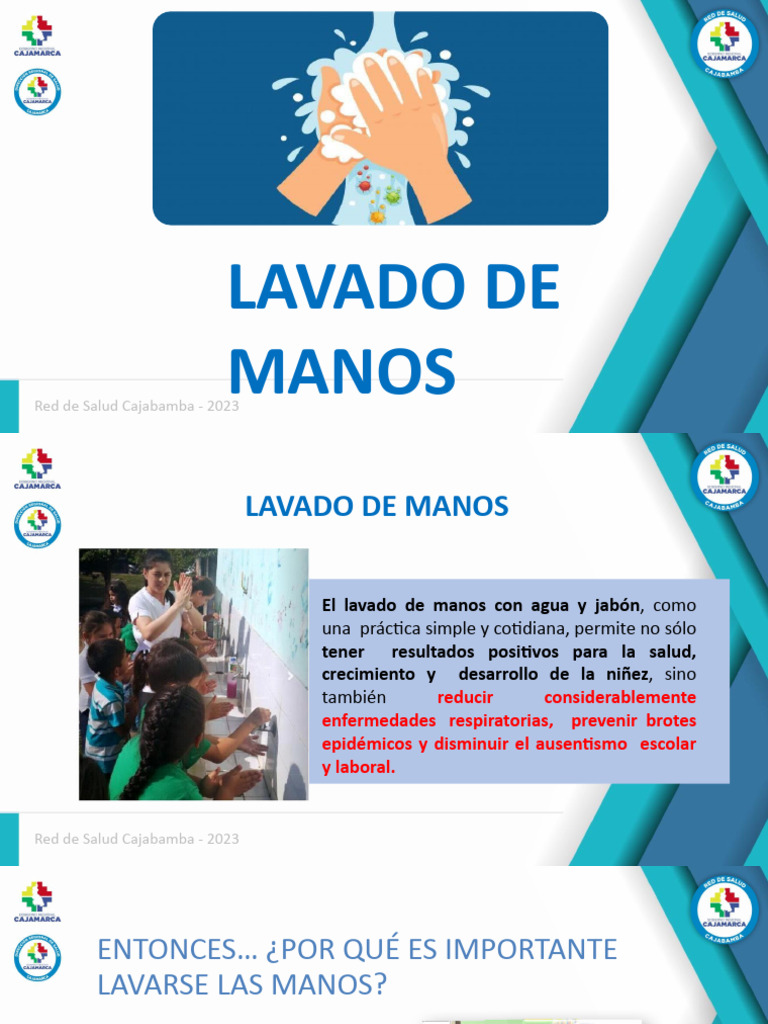 Lavado de Manos -Docentes | PDF | Lavado de manos | Salud pública