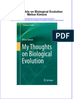 [Download pdf] My Thoughts On Biological Evolution Motoo Kimura online ebook all chapter pdf 