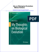 (Download PDF) My Thoughts On Biological Evolution Motoo Kimura Online Ebook All Chapter PDF