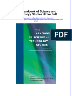 [Download pdf] The Handbook Of Science And Technology Studies Ulrike Felt online ebook all chapter pdf 