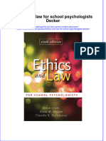 [Download pdf] Ethics And Law For School Psychologists Decker online ebook all chapter pdf 