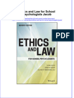 (Download PDF) Ethics and Law For School Psychologists Jacob Online Ebook All Chapter PDF