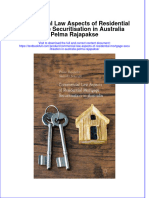 [Download pdf] Commercial Law Aspects Of Residential Mortgage Securitisation In Australia Pelma Rajapakse online ebook all chapter pdf 